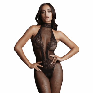 Visnet en Kant Bodystocking - Één Maat