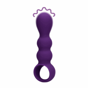Druppelvormige Anaal Vibrator - Helder Paars