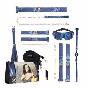 Florence Collectie - Kit met Tas - Blauw/goud