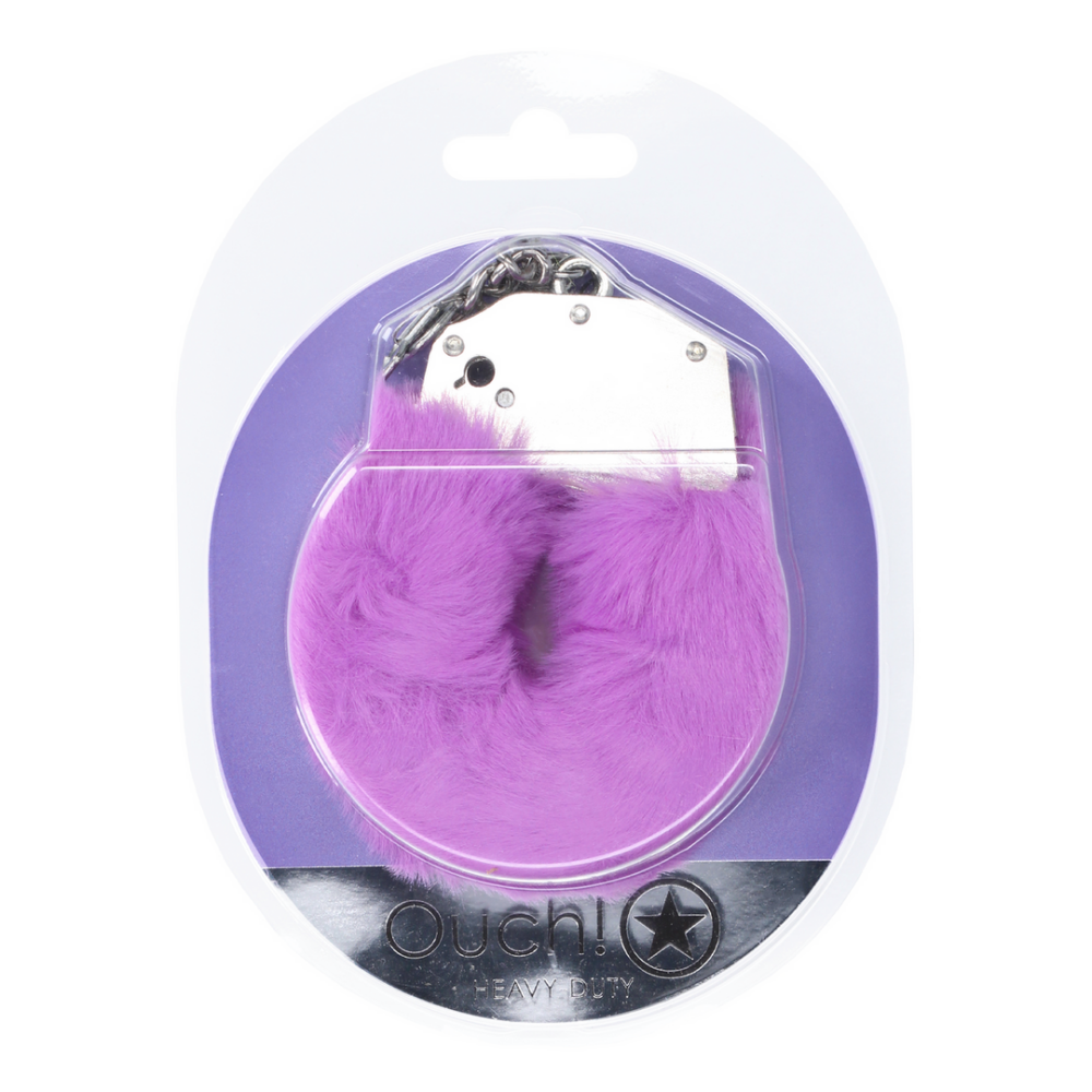 Zware Fluffy Handboeien - Paars - Afbeelding 2