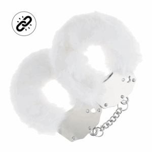 Zware Fluffy Handboeien - Wit
