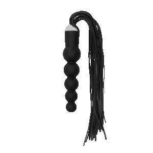 Zweep met Gebogen Silicone Dildo