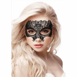 Prinses - Zwarte Kantmasker