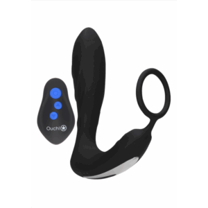 E-stim Vibrerende Butt Plug  Cockring