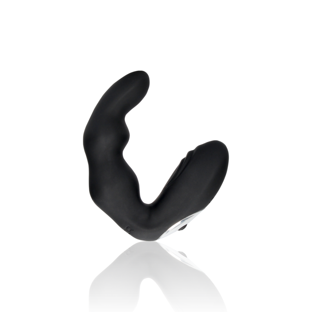 Gebogen Vibrerende Prostaatmassager met Afstandsbediening - Zwart - Afbeelding 5