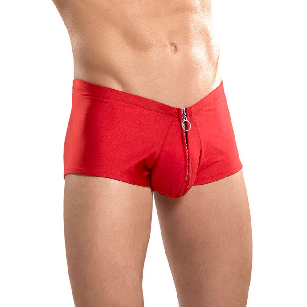 Shorts met Rits - S/M - Rood - Afbeelding 4