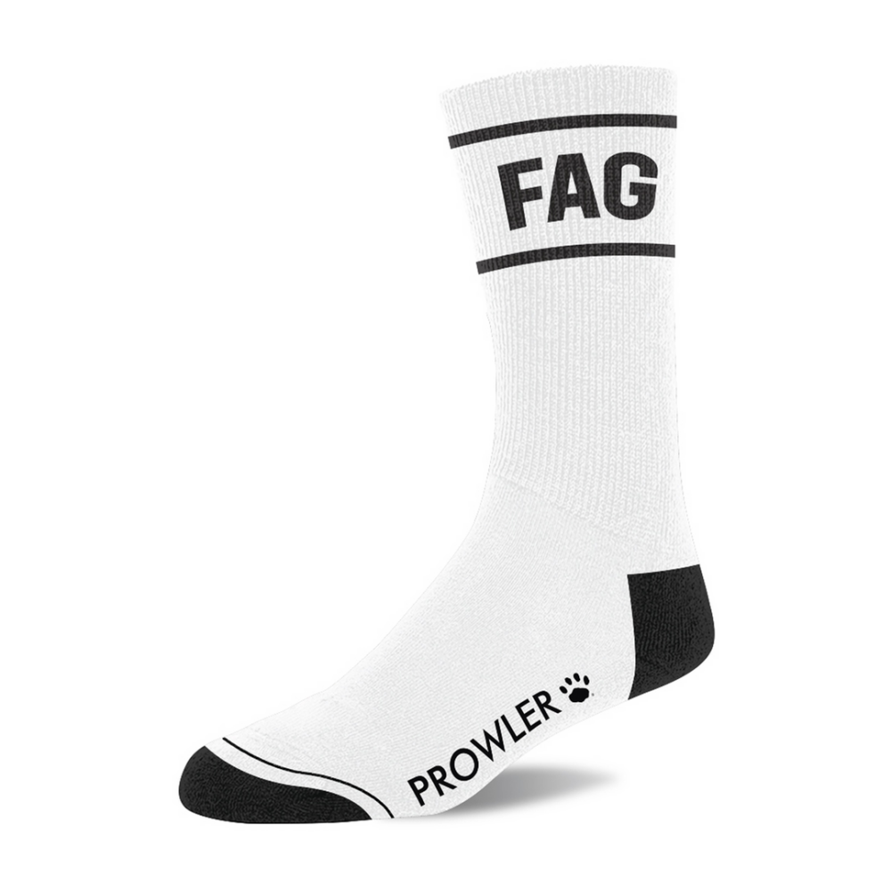 Fag Sokken - Wit/Zwart - Afbeelding 2
