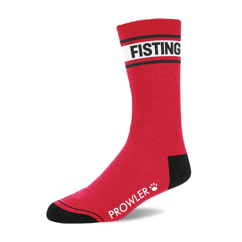 Fisting Sokken - Rood/Zwart - Afbeelding 2
