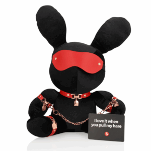 Konijnen Bondage - Velvet - Groot - Zwart