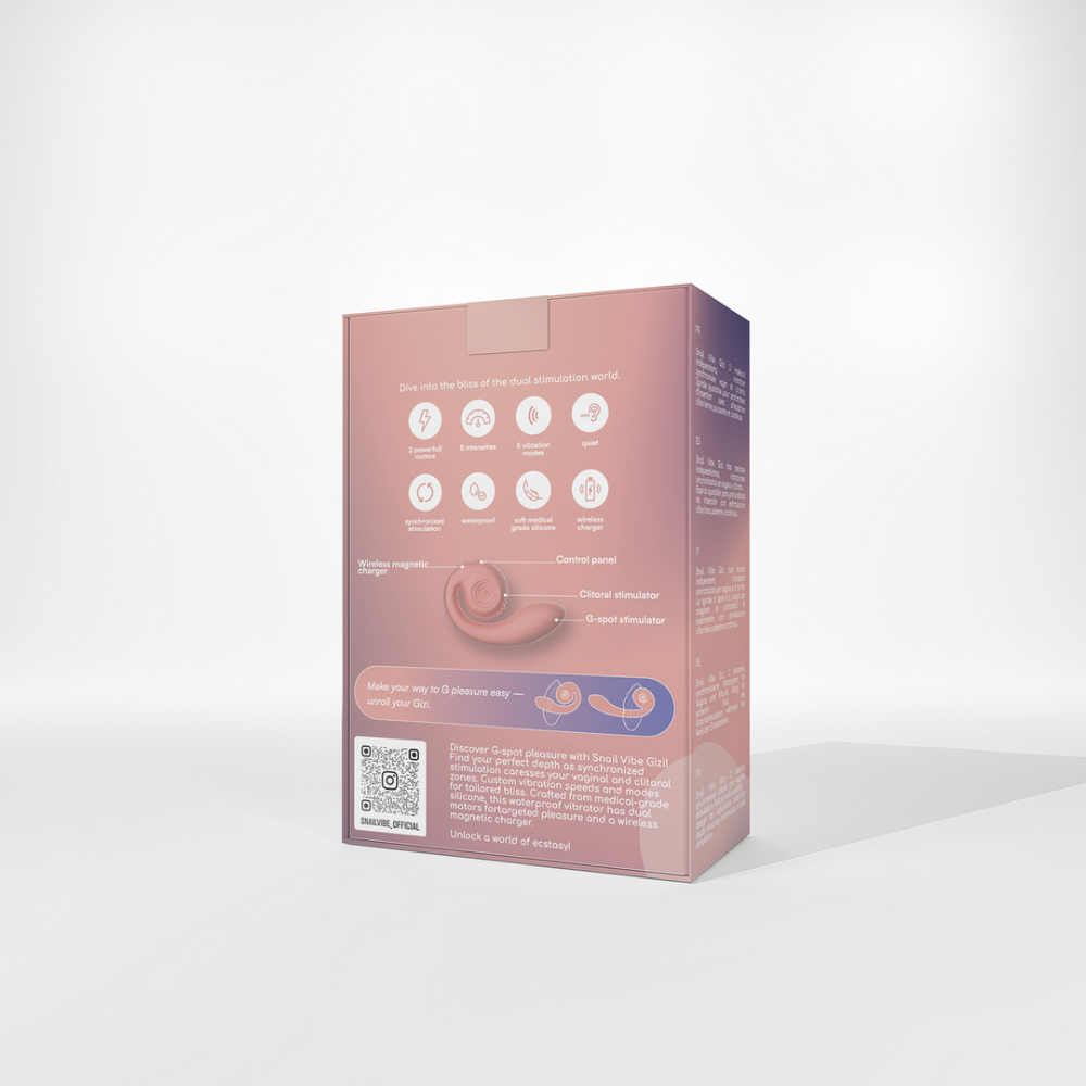 Slakken Vibe - Gizi Vibrator - Perzikroze - Afbeelding 3