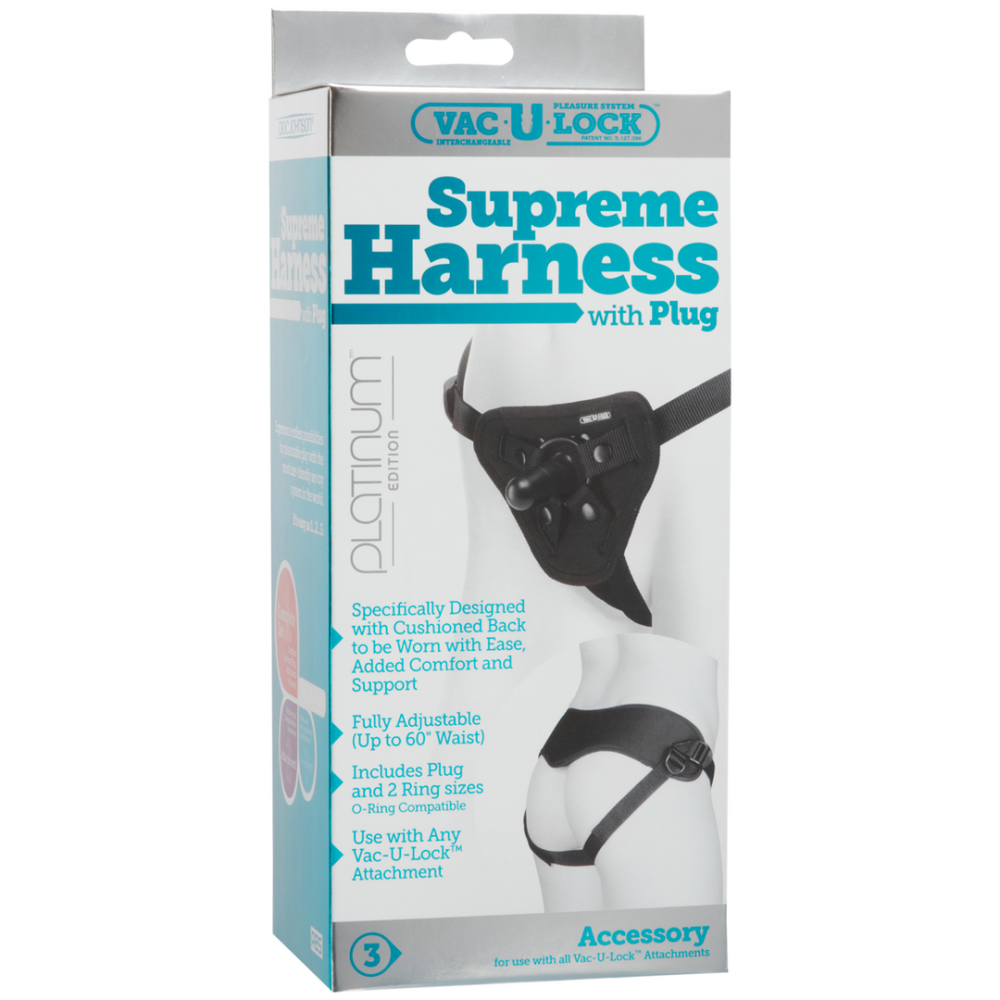 Platina Supreme Harness met Plug - Afbeelding 2