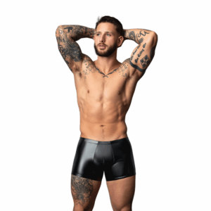 Short Pouch Wetlook - S - Negro